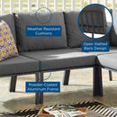 Riverside Outdoor Patio Aluminum Armless Chair by Modway by HouseOfZazla