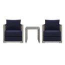 Aura 3 Piece Outdoor Patio Wicker Rattan Set by Modway by HouseOfZazla
