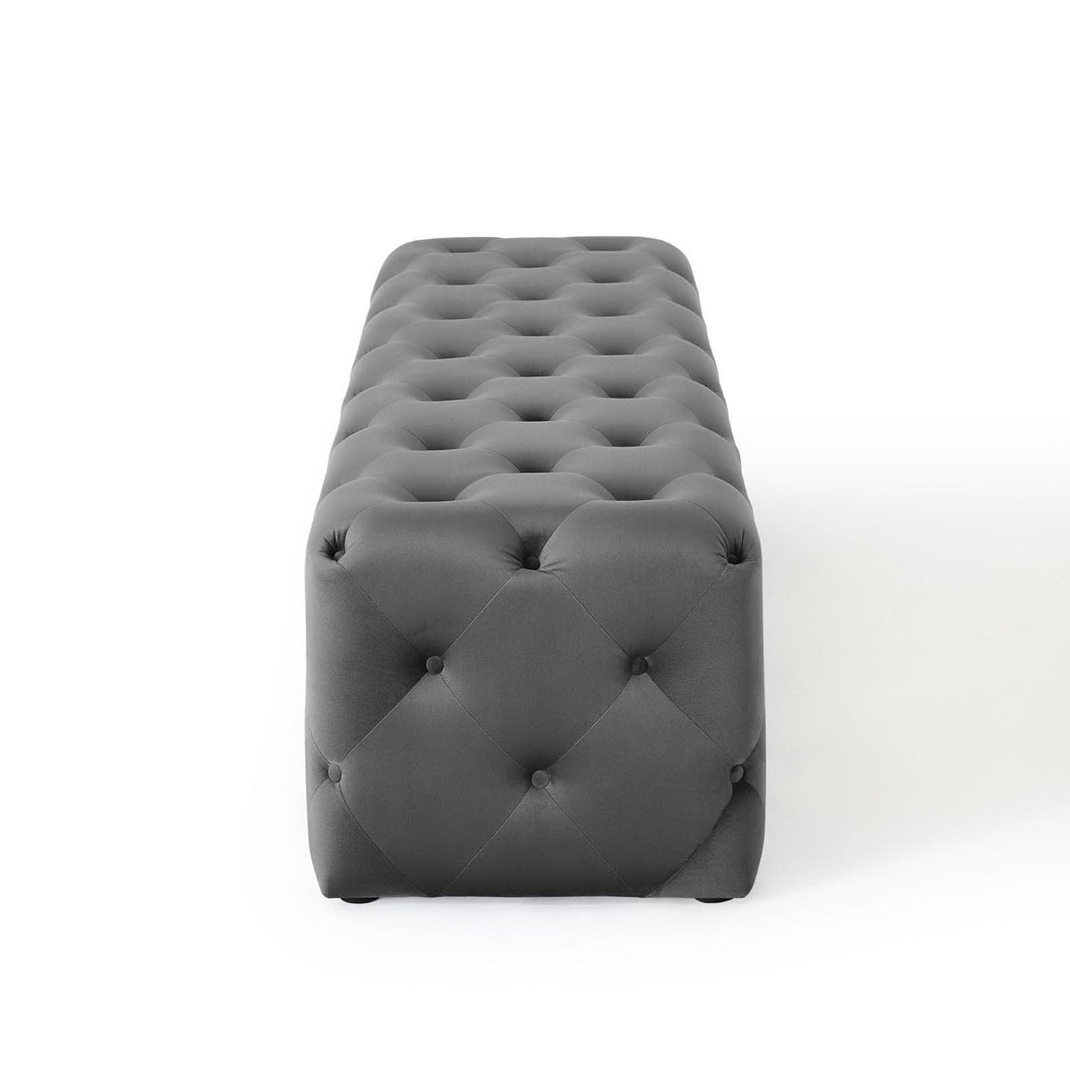 Amour 72" Tufted Button Entryway Performance Velvet Bench by Modway, photo 2 of 7