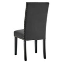 Parcel Performance Velvet Dining Side Chairs Set of 2 by Modway by HouseOfZazla