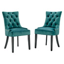 Regent Tufted Performance Velvet Dining Side Chairs Set of 2 by Modway by HouseOfZazla