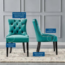 Regent Tufted Performance Velvet Dining Side Chairs Set of 2 by Modway by HouseOfZazla