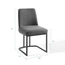 Amplify Sled Base Upholstered Fabric Dining Side Chair by Modway by HouseOfZazla