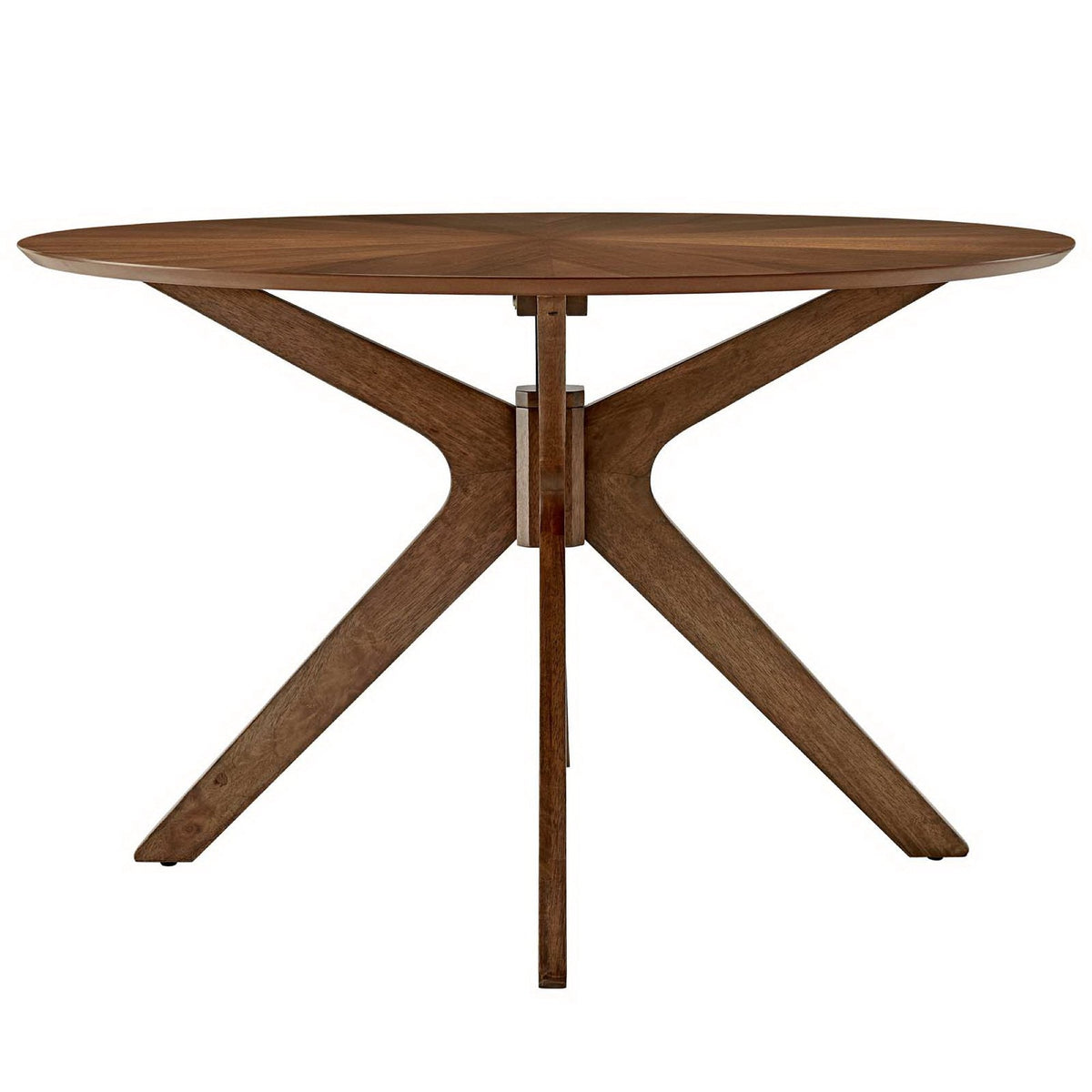 Crossroads 47" Round Wood Dining Table by Modway, photo 2 of 21