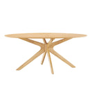 Crossroads 71" Oval Wood Dining Table by Modway by HouseOfZazla