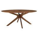 Crossroads 71" Oval Wood Dining Table by Modway by HouseOfZazla