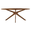 Crossroads 71" Oval Wood Dining Table by Modway by HouseOfZazla