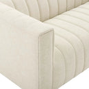 Reflection Channel Tufted Upholstered Fabric Sofa by HouseOfZazla
