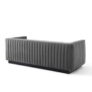 Conjure Channel Tufted Velvet Sofa by Modway by HouseOfZazla