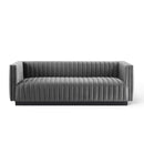Conjure Channel Tufted Velvet Sofa by Modway by HouseOfZazla