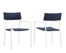 Raleigh Outdoor Patio Aluminum Armchair Set of 2 by Modway by HouseOfZazla