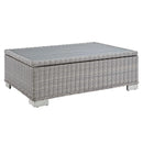 Conway 45" Outdoor Patio Wicker Rattan Coffee Table by Modway by HouseOfZazla