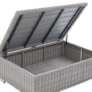 Conway 45" Outdoor Patio Wicker Rattan Coffee Table by Modway by HouseOfZazla