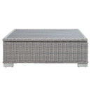 Conway 45" Outdoor Patio Wicker Rattan Coffee Table by Modway by HouseOfZazla