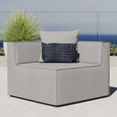 Saybrook Outdoor Patio Upholstered Sectional Sofa Corner Chair by HouseOfZazla