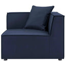 Saybrook Outdoor Patio Upholstered Sectional Sofa Corner Chair by HouseOfZazla