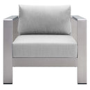 Shore Sunbrella Fabric Aluminum Outdoor Patio Armchair by Modway by HouseOfZazla