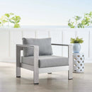 Shore Sunbrella Fabric Aluminum Outdoor Patio Armchair by Modway by HouseOfZazla