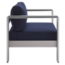 Shore Sunbrella Fabric Aluminum Outdoor Patio Armchair by Modway by HouseOfZazla