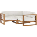 Upland 3-Piece Outdoor Patio Teak Wood Sectional Sofa Set by Modway by HouseOfZazla