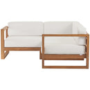 Upland 3-Piece Outdoor Patio Teak Wood Sectional Sofa Set by Modway by HouseOfZazla