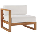 Upland 2-Piece Outdoor Patio Teak Wood Sectional Sofa Loveseat by Modway by HouseOfZazla
