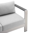 Shore 3 Piece Sunbrella Fabric Outdoor Patio Aluminum Set by Modway by HouseOfZazla