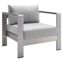 Shore 4 Piece Sunbrella Fabric Outdoor Patio Aluminum Set by Modway by HouseOfZazla