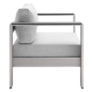 Shore 4 Piece Sunbrella Fabric Outdoor Patio Aluminum Set by Modway by HouseOfZazla