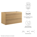 Render 36" Wall-Mount Bathroom Vanity Cabinet by Modway by HouseOfZazla