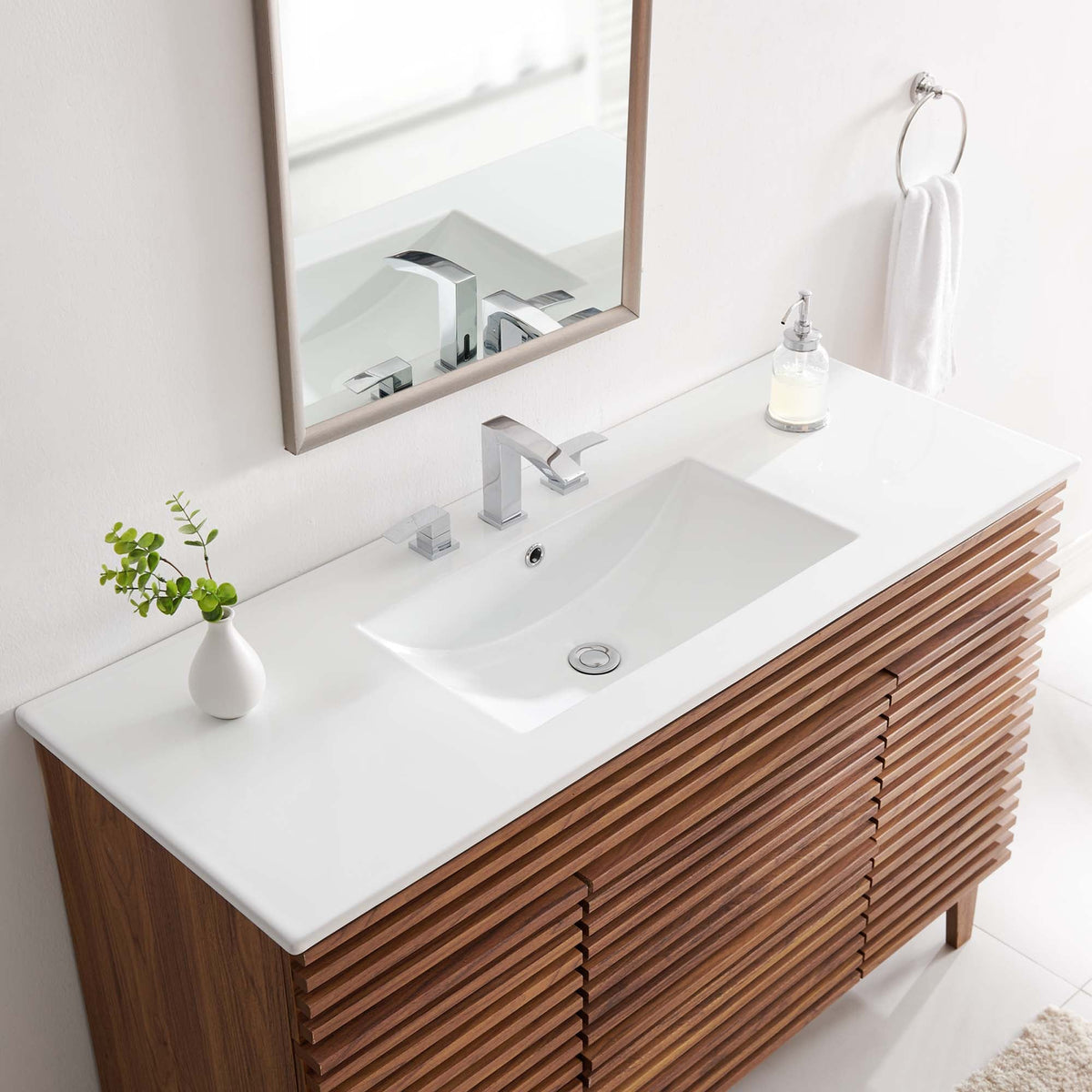 Cayman 48" Single Basin Bathroom Sink by Modway, photo 8 of 8