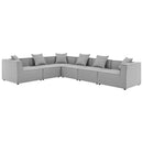 Saybrook 6-Piece Outdoor Patio Upholstered Sectional Sofa by Modway by HouseOfZazla