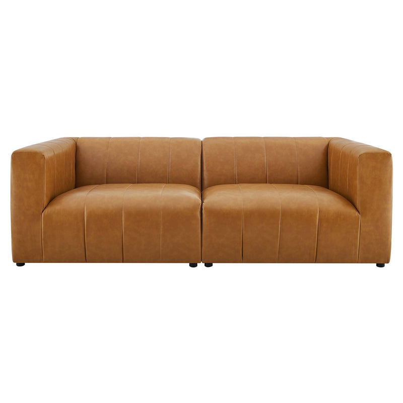 Bartlett 2-Piece Vegan Leather Loveseat by Modway
