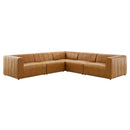 Bartlett 5-Piece Vegan Leather Sectional Sofa by Modway by HouseOfZazla