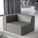 Mingle Vegan Leather Left-Arm Chair by Modway by HouseOfZazla