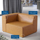 Mingle Vegan Leather Left-Arm Chair by Modway by HouseOfZazla
