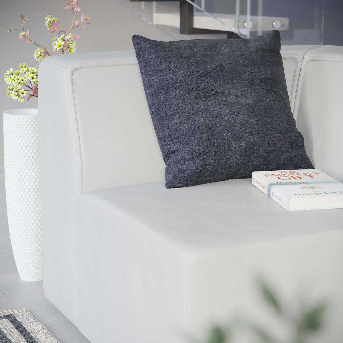 Mingle Vegan Leather Corner Chair by Modway, photo 7 of 14