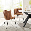 Virtue Vegan Leather Dining Chair Set of 2 by Modway by HouseOfZazla