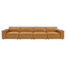 Restore 4-Piece Vegan Leather Sofa by Modway by HouseOfZazla