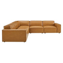 Restore 5-Piece Vegan Leather Sectional Sofa by Modway by HouseOfZazla