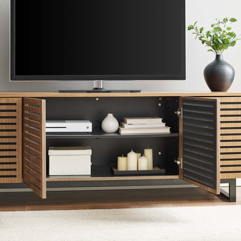 Parker 73" Walnut TV Stand by Modway, photo 7 of 7