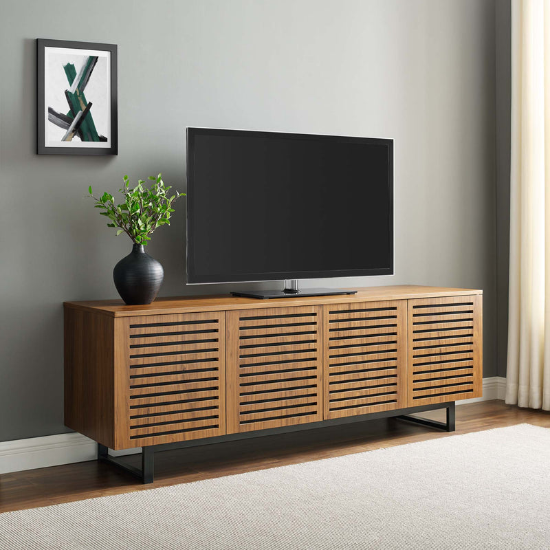 Parker 73" Walnut TV Stand by Modway, photo 5 of 7