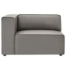 Mingle 2-Piece Vegan Leather Sectional Sofa Loveseat by Modway by HouseOfZazla