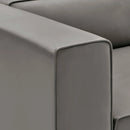 Mingle 2-Piece Vegan Leather Sectional Sofa Loveseat by Modway by HouseOfZazla