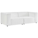 Mingle 2-Piece Vegan Leather Sectional Sofa Loveseat by Modway by HouseOfZazla