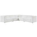 Mingle 5-Piece Vegan Leather Sectional Sofa by Modway by HouseOfZazla
