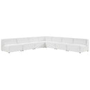 Mingle 7-Piece Vegan Leather Sectional Sofa by Modway by HouseOfZazla