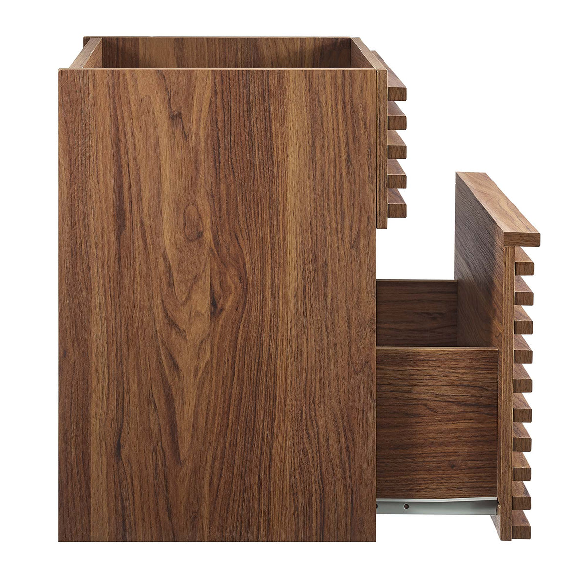 Render 18" Wall-Mount Bathroom Vanity Cabinet (Walnut) by Modway, photo 3 of 7