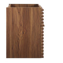 Render 18" Wall-Mount Bathroom Vanity Cabinet (Walnut) by Modway by HouseOfZazla