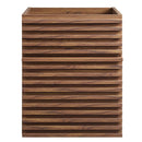 Render 18" Wall-Mount Bathroom Vanity Cabinet (Walnut) by Modway by HouseOfZazla